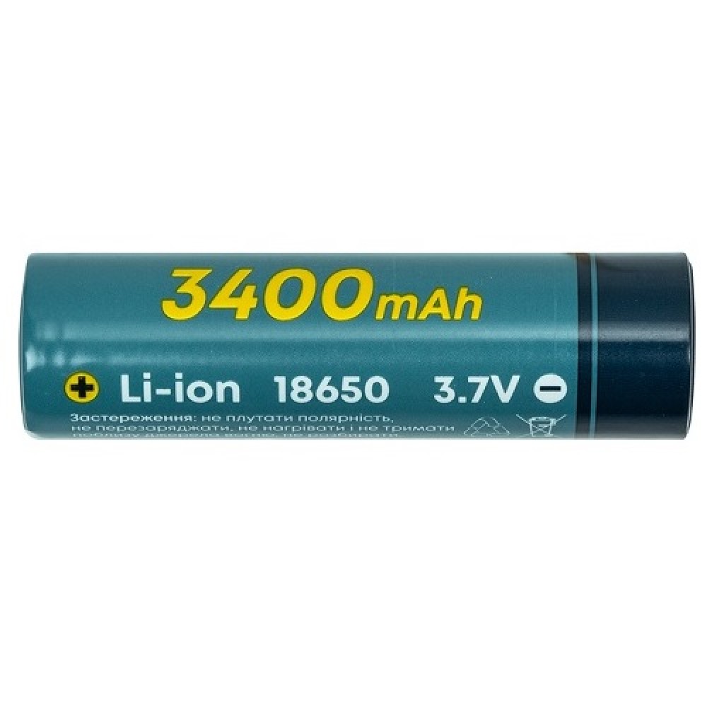 Battery 18650, 3.7V, 1C, 3400mAh